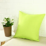 housse coussin velours doux moderne violet rouge vert blanc noir 41x41 cm