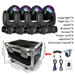 projecteurs led scène flight case roues brackets câbles instructions motifs lumineux professionnel événementiel