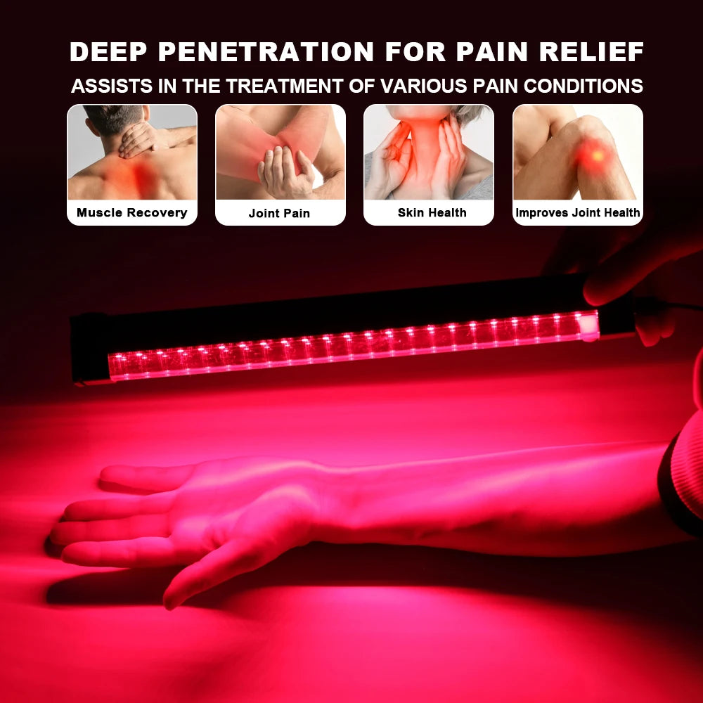 lampe led rouge infrarouge t8 usb moderne visage beauté santé lumière