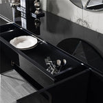 film protection vinyle auto adhésif moderne résistant l'eau sans formaldéhyde noir mat 55cm imperméable