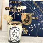 bougies parfumées verre transparent classique coffret cadeau décoration maison parfums roses baies figuier blanc