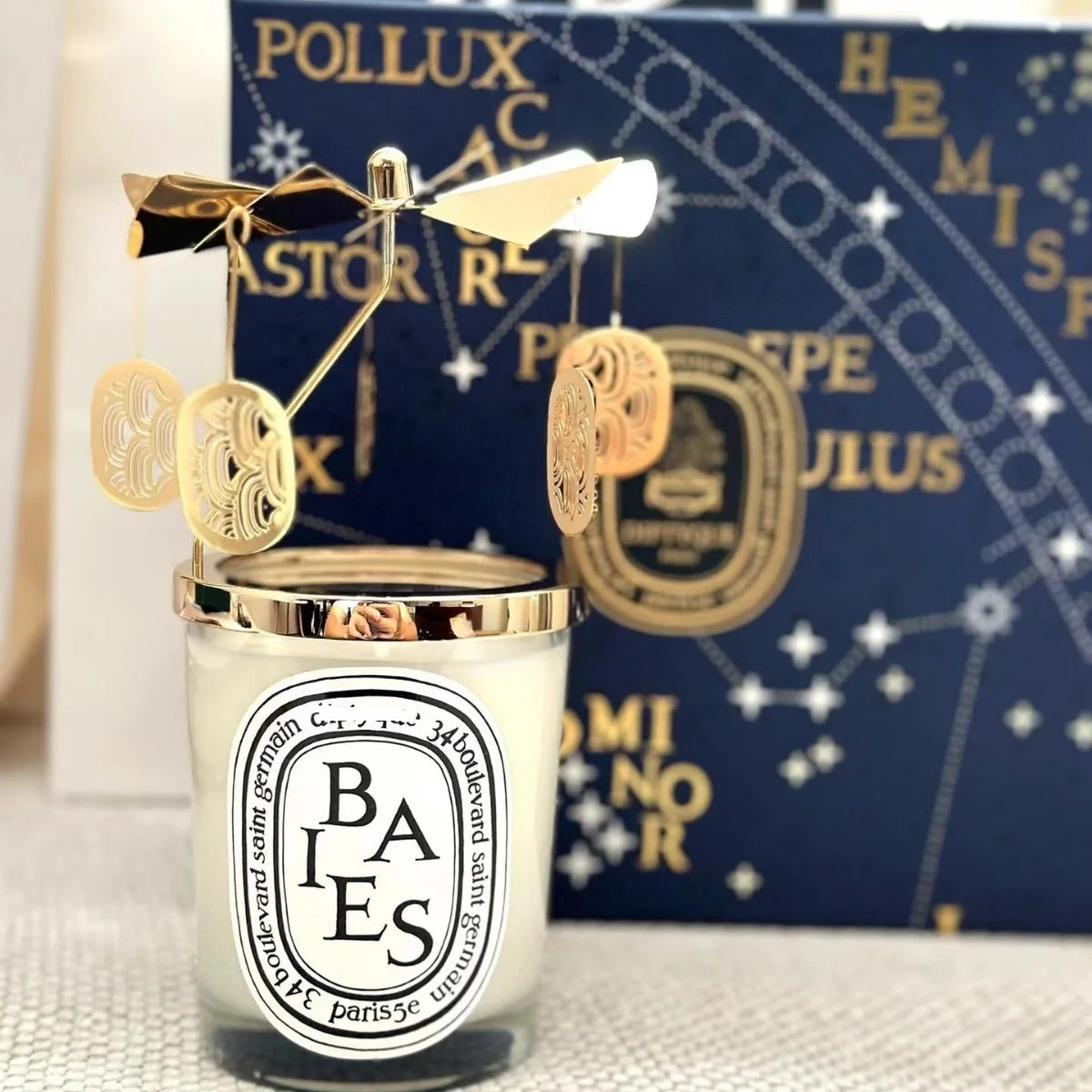 bougies parfumées verre transparent classique coffret cadeau décoration maison parfums roses baies figuier blanc