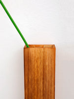 vases muraux bois grain moderne décoration murale art wall hanging