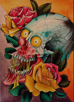 tattoo temporaire tatouage japonais dragon femme fleur noir blanc rouge vert bleu or