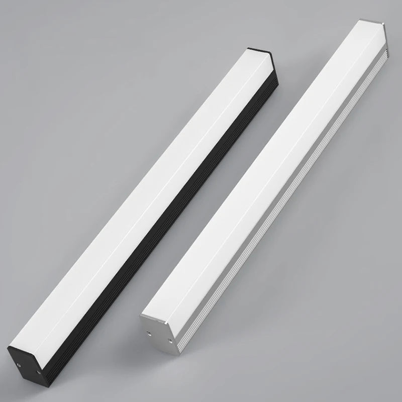 luminaire led rectangulaire moderne miroir salle bain chambre coucher blanc noir minimaliste
