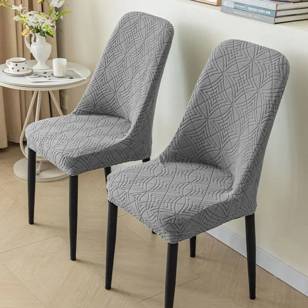housses chaise modernes motif géométrique anti poussière polyester coton ruban adhésif