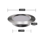 projecteurs led spots argent blanc noir 12v modernes 3w opaques industriels ccs certifications rohs