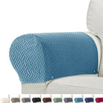 housses canapé anti poussière motif géométrique vert modernes pièces fixées tissu polyestère machine lavable