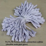 câbles connexion tubes led blancs modernes broches double extrémité 100cm 20cm 30cm 40cm 50cm