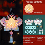 décoration maison lampe artisanale animal oiseau lapin fleur papillon transparent fil suspension tassel