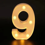 lettres lumineuses blanches rondes veilleuse deco vintage brillantes maison anniversaire noel cœur