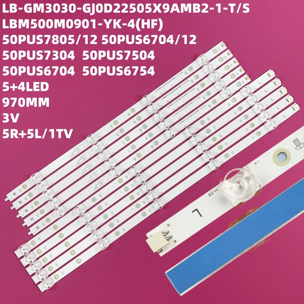 bandes led blanc modernes clips adaptateur 110 240v 970mm 5r+5l 1tv