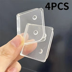 attaches rideau polonais transparentes texturées moderne minimaliste trous adhésif