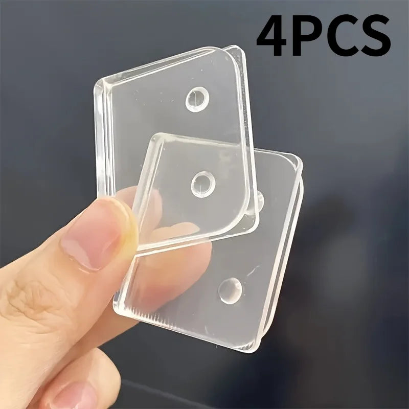 attaches rideau polonais transparentes texturées moderne minimaliste trous adhésif