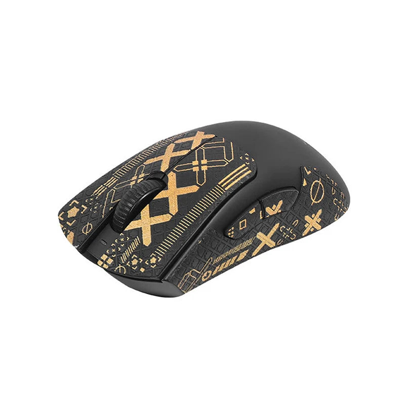 souris gaming noire or motif moderne caoutchouc sportif