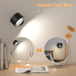 lampes murales led rechargeables télécommande moderne noir blanc minimaliste