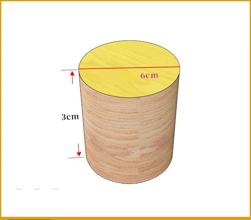 bouchons bouteille bois naturel simple rustique rayures circulaires diamètre hauteur