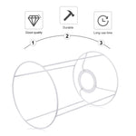 abat jour structure métallique blanc industriel minimaliste suspension fil cage protection ampoule
