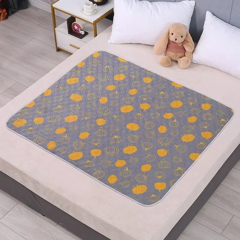 tapis absorbant enfant motif dessins animés moderne rose clair vert clair bleu clair 70cm