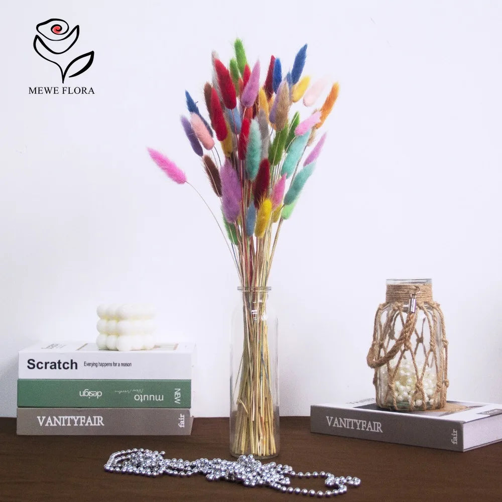 décoration maison multicolore plumes artificielles ovales douces ondulées vase verre statuette corbeille osier