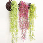 panier suspendu tressé plante artificielle soie vigne naturelle mariage anniversaireintérieur rustic déco