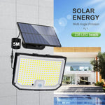 lampe solaire led extérieure imperméable ip65 détecteur mouvement modes éclairage moderne clips