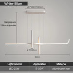 suspension lumineuse moderne pendentif led noir blanc contemporain 120cm 90260v