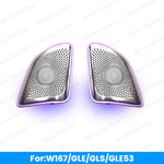 cache tweeter voiture adhésif noir moderne lampe ambiance décoration intérieure auto led module contrôle