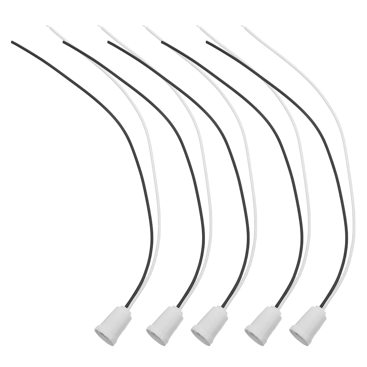 câble électrique moderne connecteurs noir blanc luminaire suspension décoration jardin