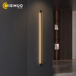 applique murale led moderne noire fixée mur éclairage quotidien 90 260V 10 lumières