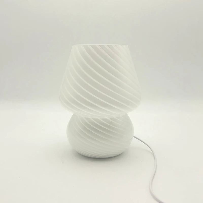 lampe table verre moderne jaune bleu transparent flux lumineux 60 249 led certification rohs