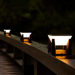 lampe solaire moderne blanc noir ip65 led 5v abs autonomie vis fixationextérieur
