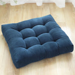 coussin sol velours épais violet vert moderne 53x53cm 45x45cm polyester anti décubitus