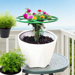 support plante grimpante pot fleuri terreau métal jardin decoration intérieur extérieur fixations pots variés
