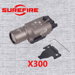 lampe torche tactique led noir mat compact tringle glock scout momentané constant stroboscope