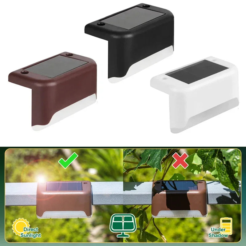 lampe solaire moderne marron noir blanche adhésive extérieure balcon jardin minimaliste led ip44 abs