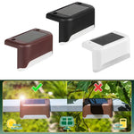 lampe solaire moderne marron noir blanche adhésive extérieure balcon jardin minimaliste led ip44 abs