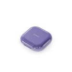 boîte pilules violet moderne compact compartiments snap closure voyages quotidien vitamines suppléments