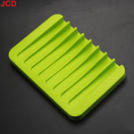 support savon silicone rose violet bleu vert orange gris moderne rayures horizontales