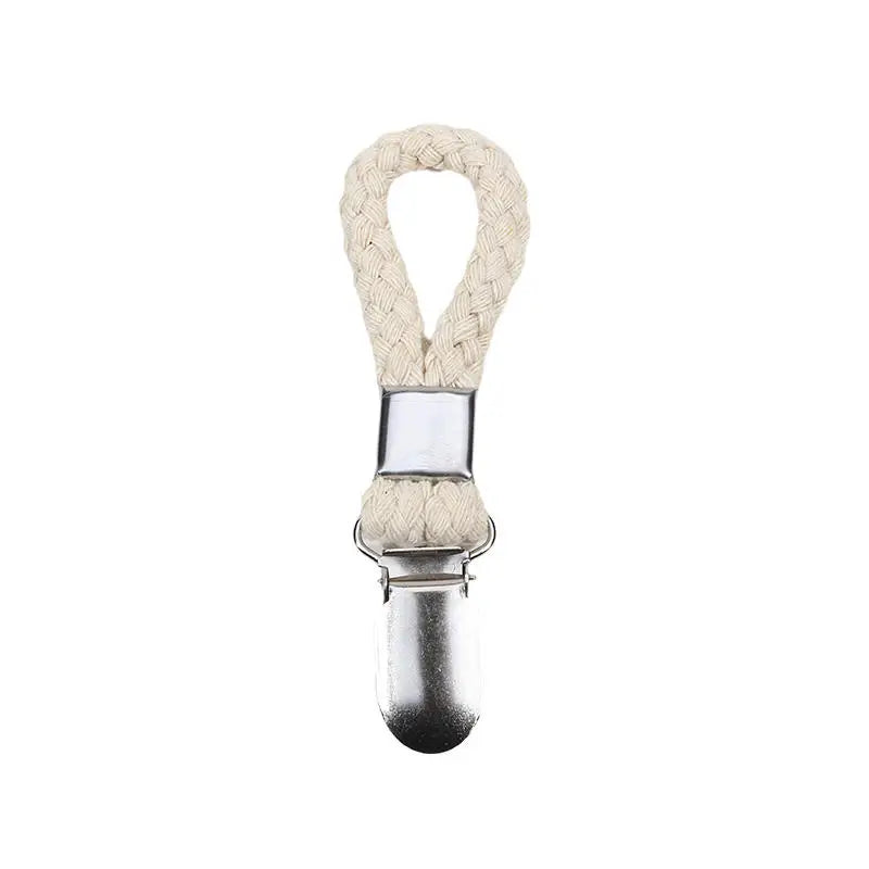 pinces serviettes corde tressée moderne couleur beige noir blanc rouge vert clips magnétiques salle