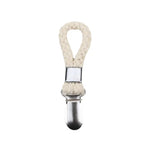 pinces serviettes corde tressée moderne couleur beige noir blanc rouge vert clips magnétiques salle