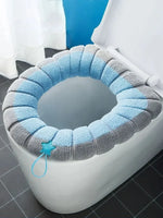 couvre siege toilette gris rose bleu violet jaune vert doux chaud adhésif lavable respectueux