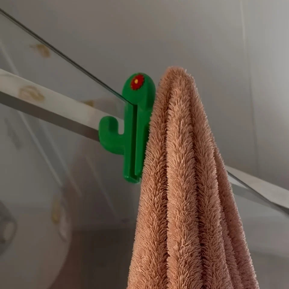 porte serviettes cactus stylisés fleurs décoratives serviette magazine plante artificielle tringle métallique salle bain