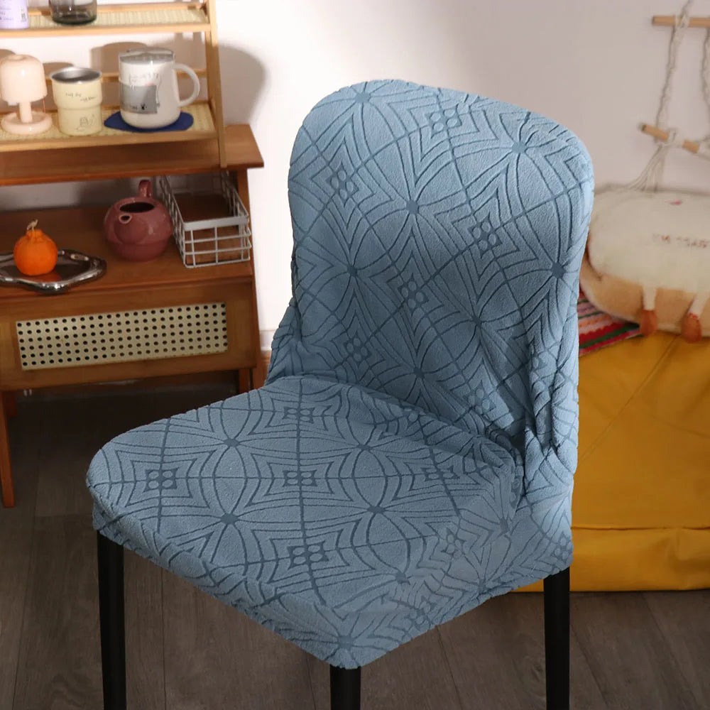 housses chaise modernes motif géométrique anti poussière polyester coton ruban adhésif