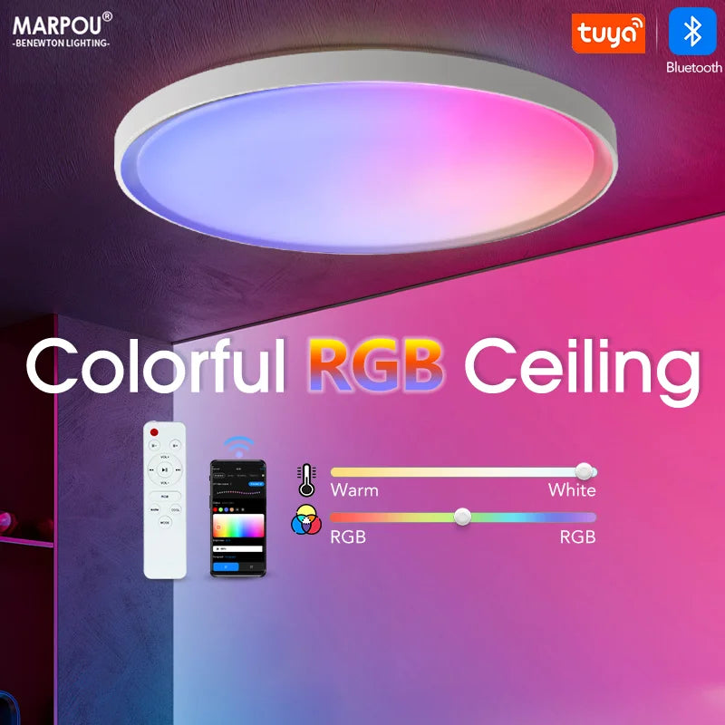 plafonniers led rgb modernes télécommande app bluetooth couleurs variées texture nid d'abeille intérieur maison