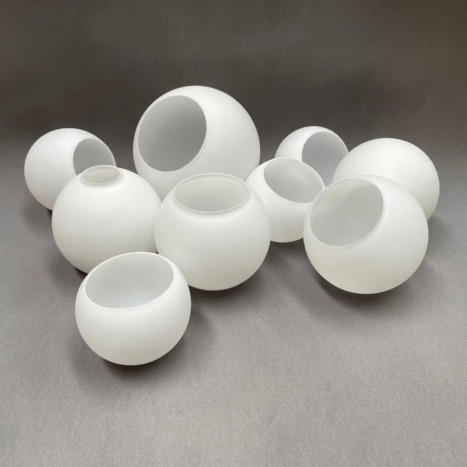 abat jour boule verre blanc moderne opacité anneaux e26 e27 10cm 12cm 14cm 15cm