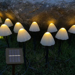 lumières solaires extérieures champignons colorées autoinstallation ip65 led