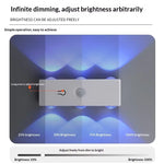 lampe murale led motion sensor charge usb blanc aimants tactile adjustable infinite dimming moderne