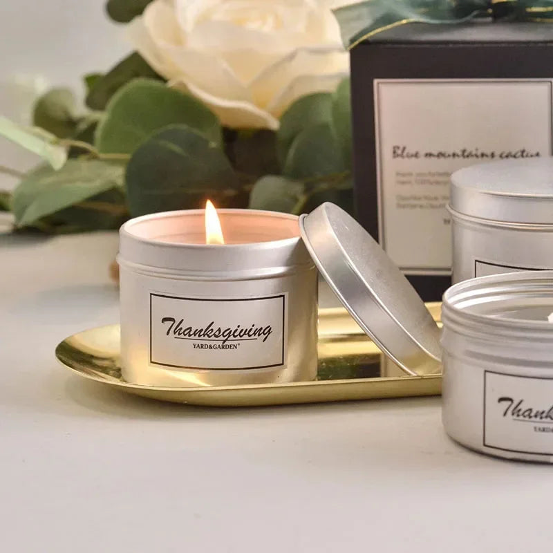 boîtes rondes métal or noir argent contemporaines rangement cosmétiques skincare organiser travel tins cream