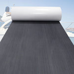 tapis sol auto adhésif eva gris marron bleu marine rayures horizontales moderne yacht bateau